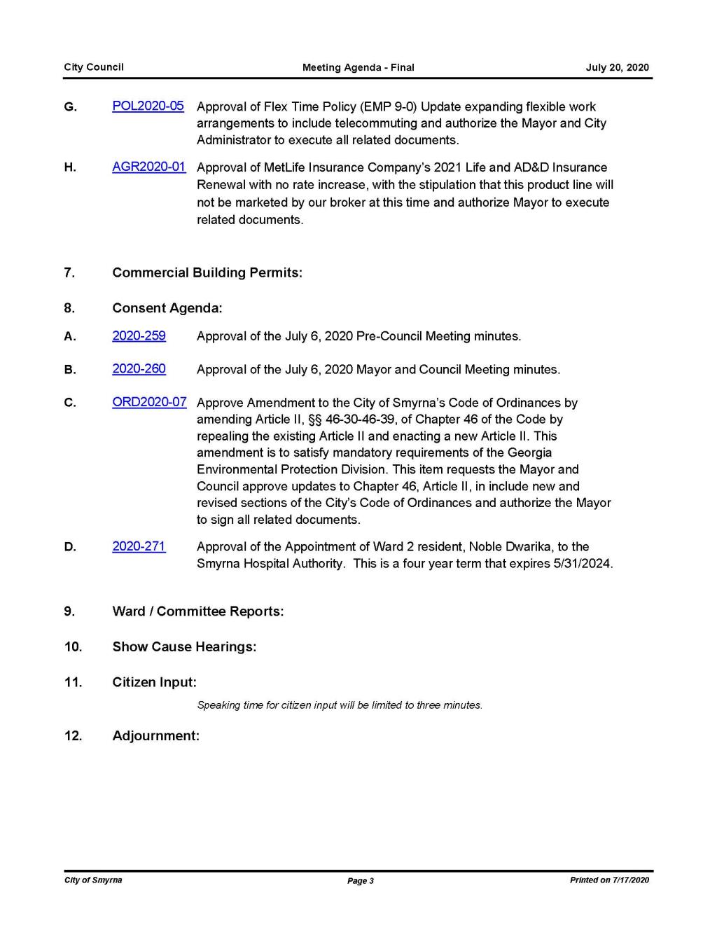 07-20-2020 July 20, 2020 Mayor and Council Agenda HKPC - FINAL - NO attachments_Page_3