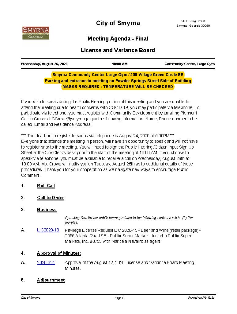 08-26-2020 August 26, 2020 LVB FINAL Agenda NO Attachments_Page_1