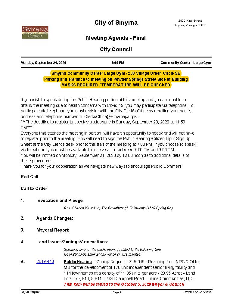 09-21-2020 September 21, 2020 M&C Agenda - FINAL no Attachments_Page_1