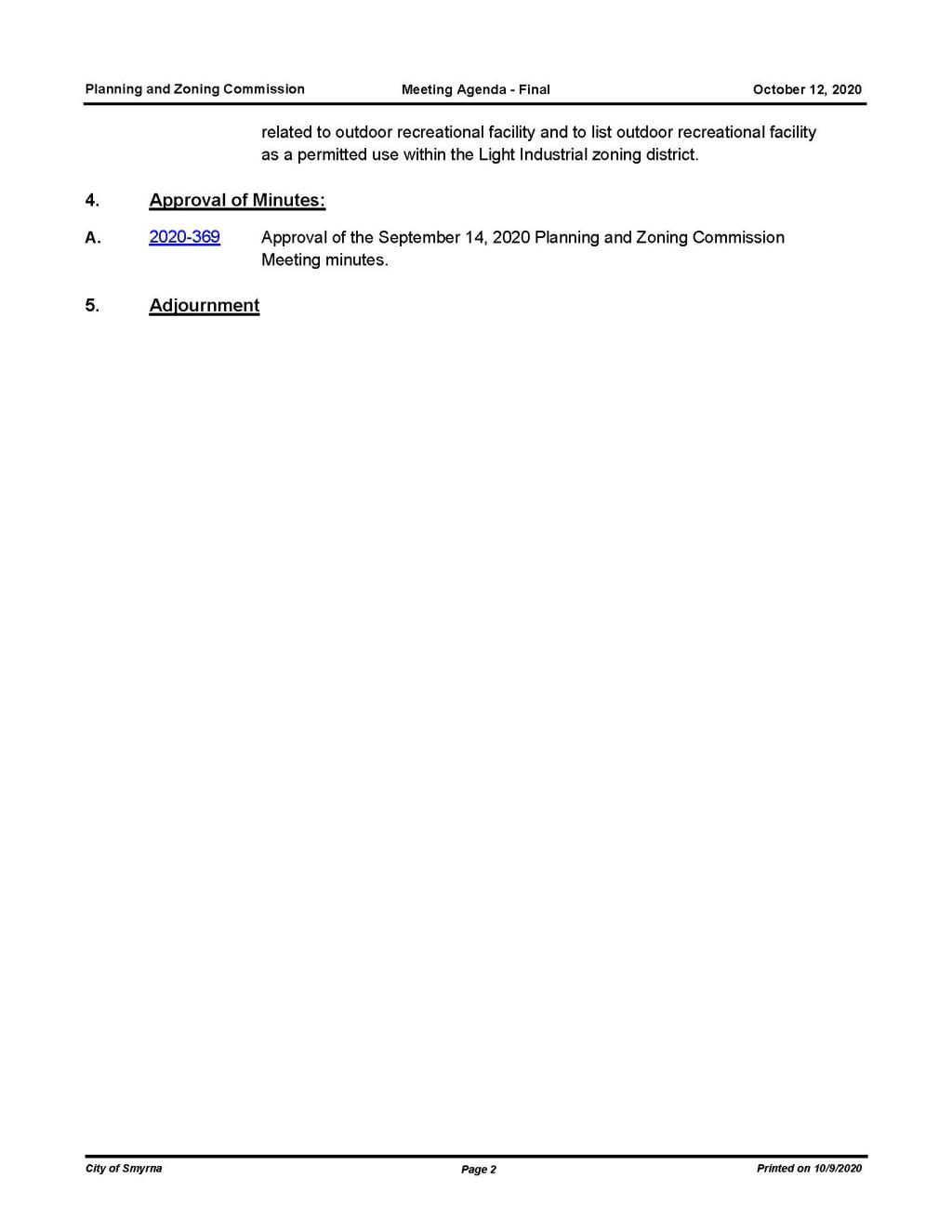 10-12-2020 October 12, 2020 P&Z Meeting Agenda-NO ATTACHMENTS_Page_2