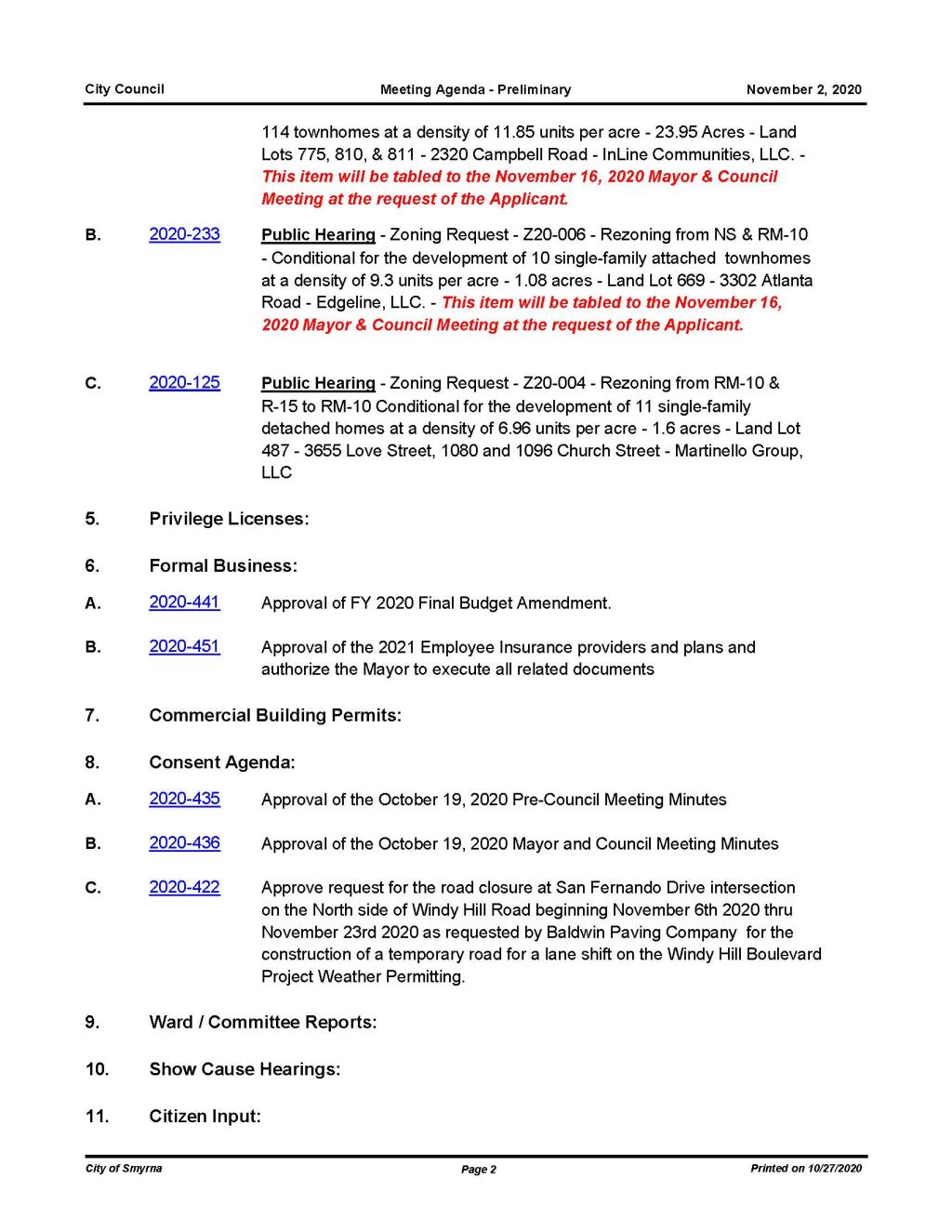 11-02-2020 November 2, 2020 M&C Preliminary Agenda NO attachments_Page_2