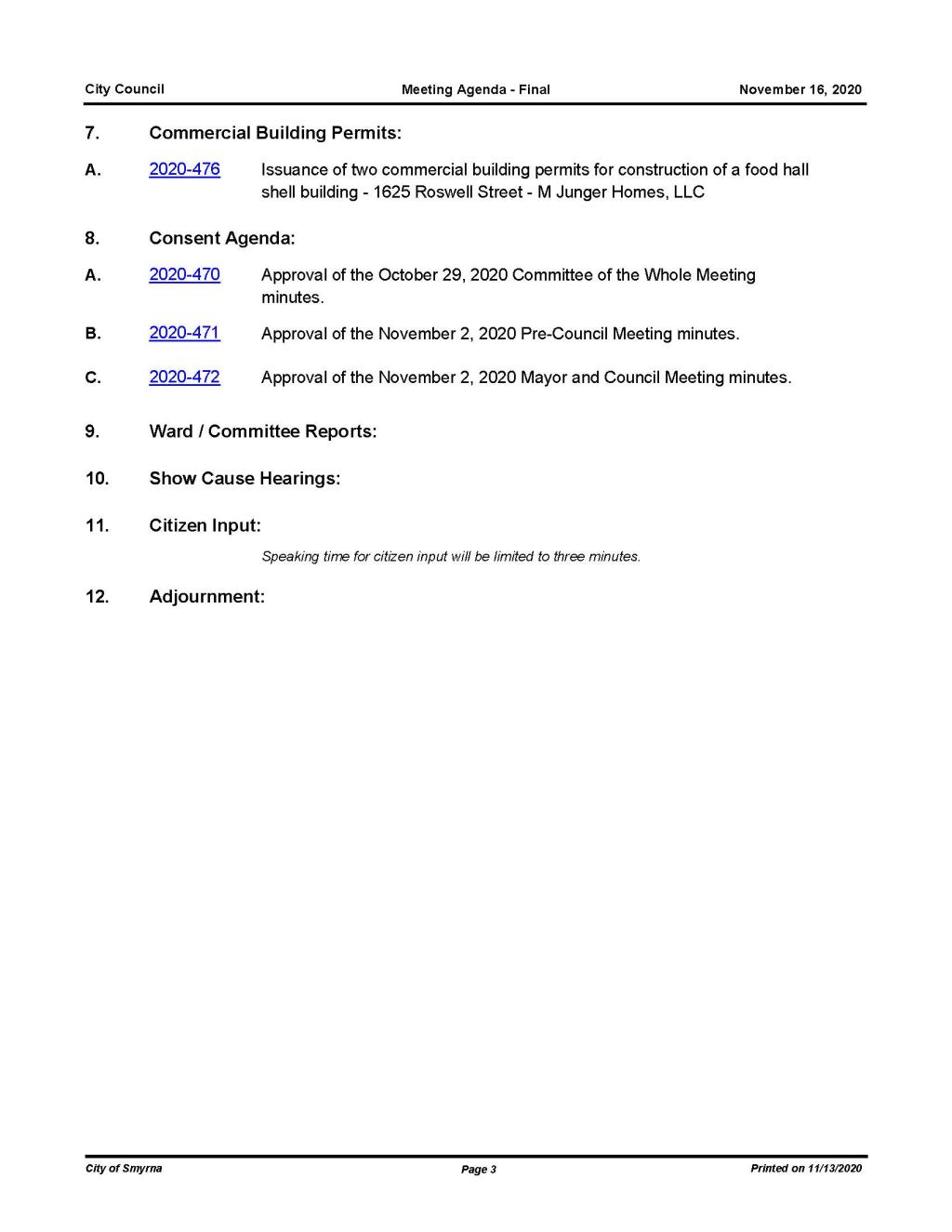 11-16-2020 November 16, 2020 Mayor and Council Agenda - FINAL - NO attachments_Page_3