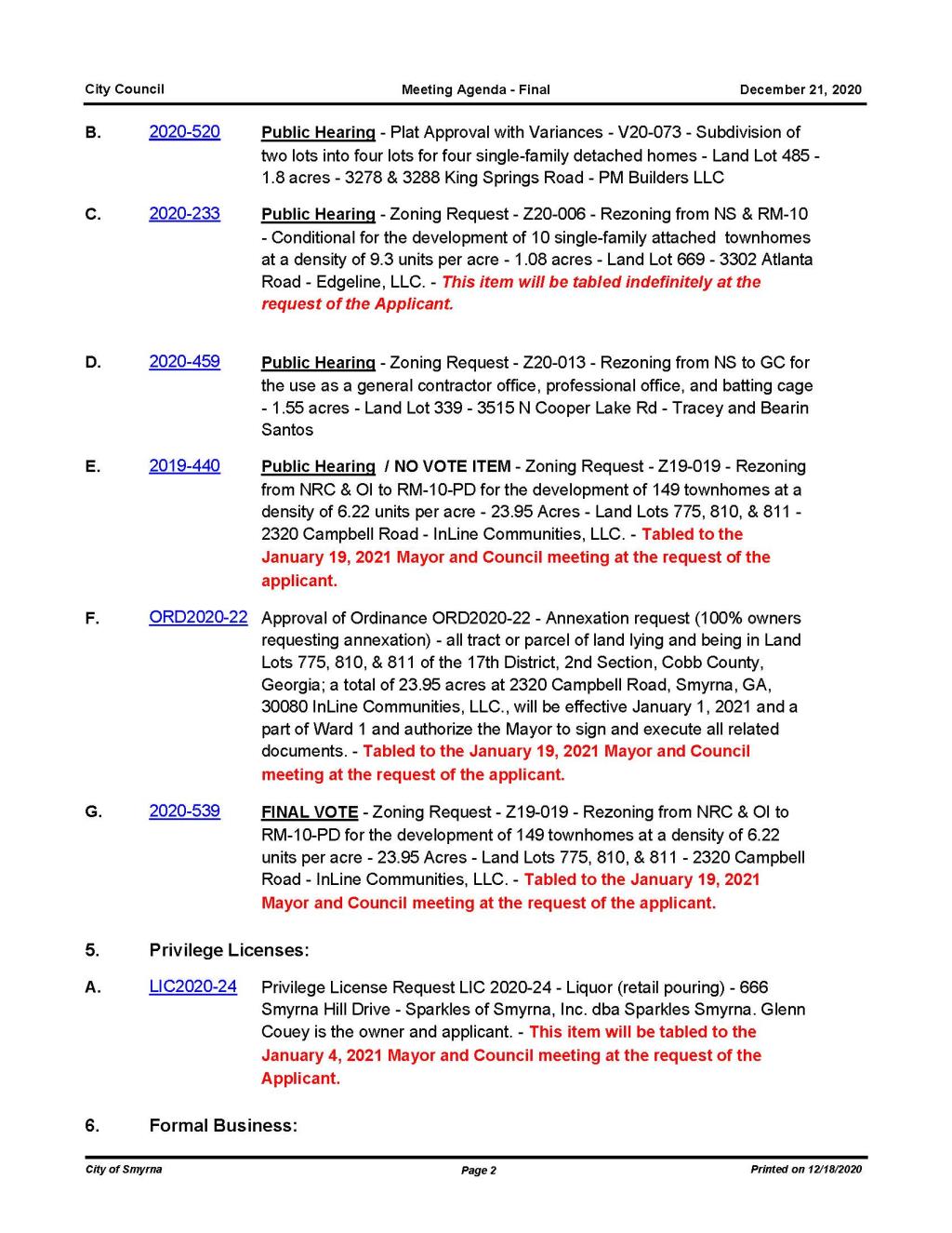 12-21-2020 December 21, 2020 Mayor and Council Agenda - FINAL - NO attachments_Page_2