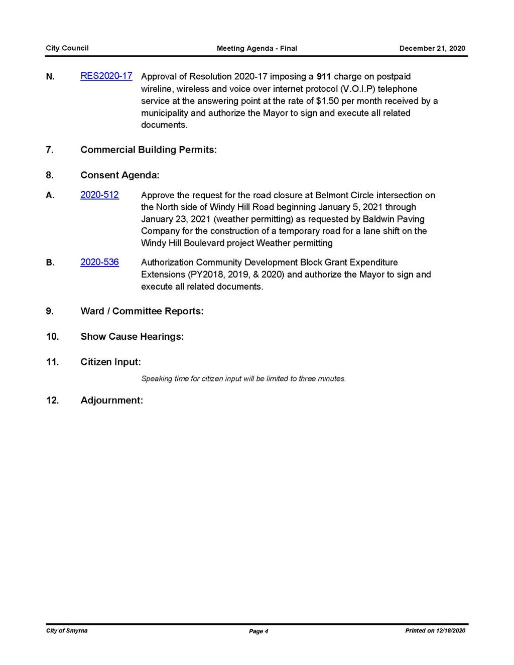 12-21-2020 December 21, 2020 Mayor and Council Agenda - FINAL - NO attachments_Page_4