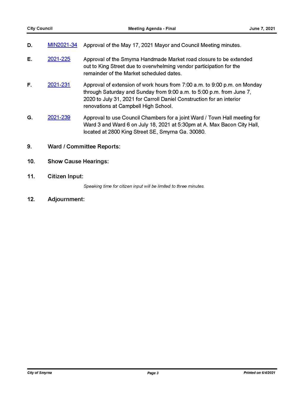 06-07-2021 June 7, 2021 Mayor and Council Agenda - FINAL - no attachments_Page_3