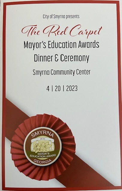 Image of cover of the 2023 Ceremony Program with date and location